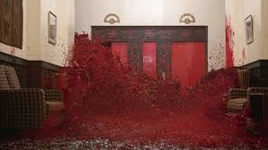 Elevator blood scene from The Shining